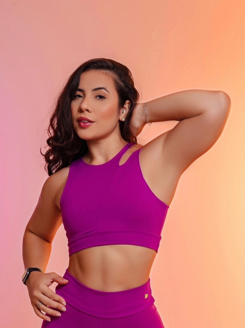 Top Jessica - Grape Passion Roxo - comprar online