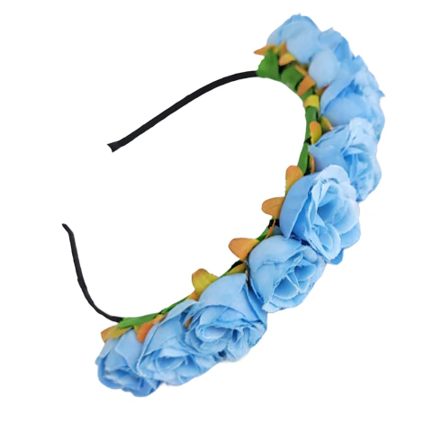 Vincha Tocado Corona De Flores Para Fiesta | Pack por docena