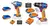 Atornillador + Llave De Impacto Brushless+4bat 2carg Wadfow