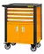 Carro De Herramientas Ingco Industrial 1 Estante 4 Cajones