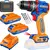 Atornillador + Llave De Impacto Brushless+4bat 2carg Wadfow - comprar online
