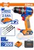 Atornillador + Llave De Impacto Brushless+4bat 2carg Wadfow en internet