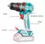 Combo Atornillador 96nm + Llave Impacto 1350nm +4 baterías y 2 cargadores Total en internet