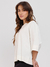 Camisa Oversized Feminina Timeless Off White - loja online