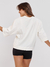 Camisa Oversized Feminina Timeless Off White na internet