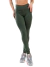 Calça Fitness Liso Basic Verde Militar