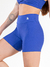 Short Fitness Liso Basic Azul Royal - loja online
