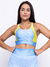 Top Fitness Estampado Geofusion Frozen - loja online