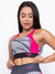 Top Fitness Estampado Geofusion Pink Urban na internet