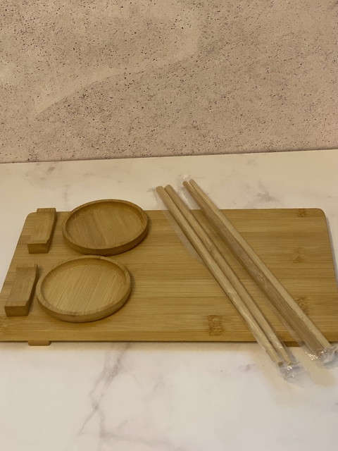 SET DE SUSHI PARA 4 BAMBOO OSAKA 28,5X15 CM - comprar online