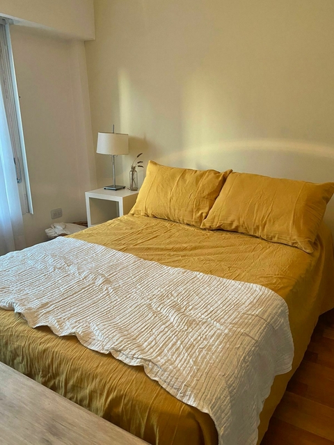 Cubre / Funda de edredón - Mostaza y beige