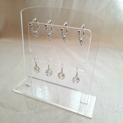 Exhibidor 4 pares de aros