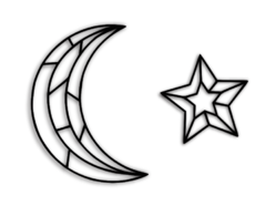 Luna y estrella