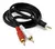 CABLE 3,5 MM. STEREO A 2 RCA