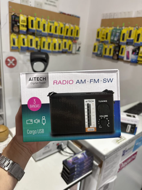 RADIO PORTATIL AM/FM AITECH - comprar online