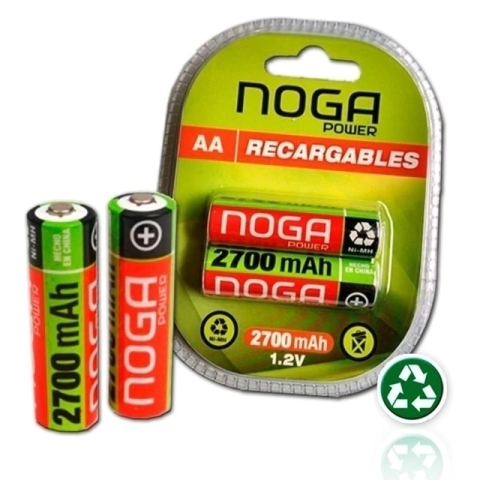 PILAS NOGA POWER AA RECARGABLES