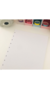 Refil para Caderno Disco Branco Pautado - comprar online