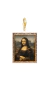 Charm Monalisa Van Gogh Pingente para Pulseira de Meninas