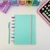 Caderno Disco Turquesa Caderno inteligente caderno azul - comprar online