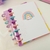 Caderno Disco Lilás A5 Caderno inteligente com 8 discos caderno escolar na internet