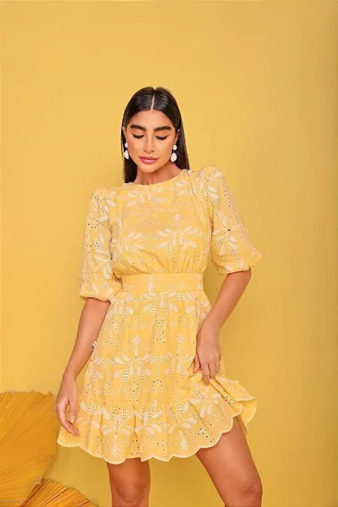 Vestido Polly Amarelo