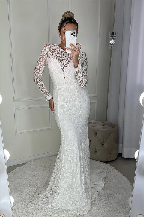 Vestido Valkiria Off White - comprar online