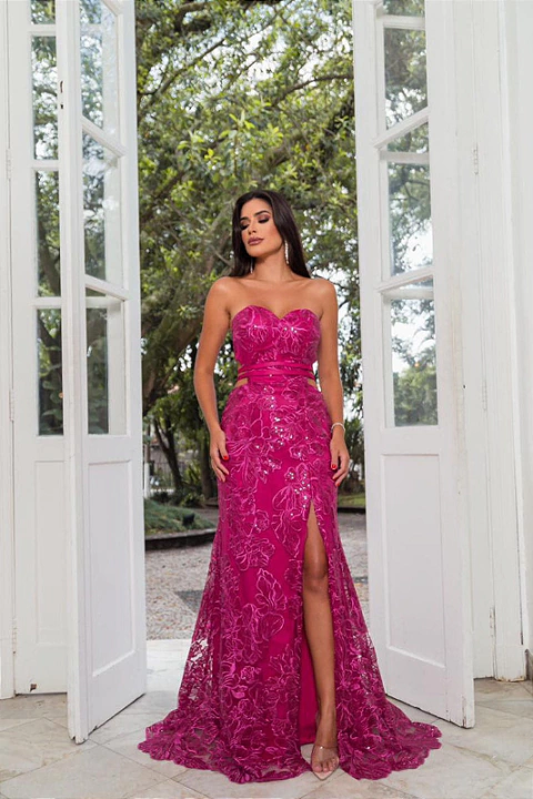 Vestido Vick Fúcsia