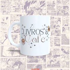Caneca Livros & Café