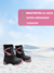 Botas Apres Ski Amass Nieve Impermeables Livianas Rosa / Negro - tienda online