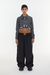 Campera Crop Cintos - Gris - comprar online