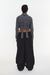 Campera Crop Cintos - Gris - Kosmic Kouture