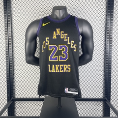 Regata Los Angeles Lakers Preta City Edition Temp. 24 - comprar online