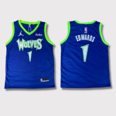Regata Nacional Pronta Entrega Minnesota Timberwolves Azul