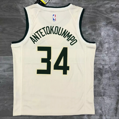 Regata Milwaukee Bucks Branca Temp. 19 (Lillard) - Seja Dunk