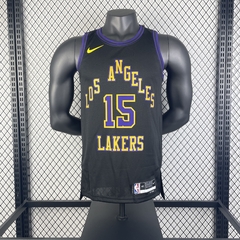 Regata Los Angeles Lakers Preta City Edition Temp. 24 - Seja Dunk