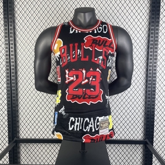 Regata Retrô Chicago Bulls Preta 97/98 M&N