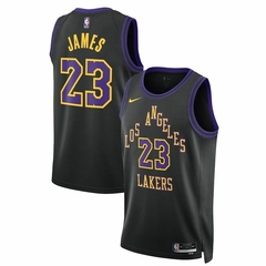 Regata Los Angeles Lakers Preta City Edition Temp. 24