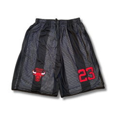 Bermuda De Telinha Bulls preto - comprar online