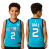 Regata "INFANTIL" De Basquete Hornets Azul Água - comprar online
