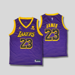 Regata Nacional Pronta Entrega Los Angeles Lakers Roxa