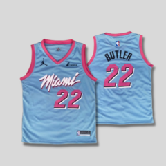 Regata Nacional Pronta Entrega Miami Heat Azul Claro