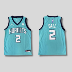 Regata Nacional Pronta Entrega Charlotte Hornets Verde Água