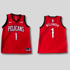 Regata Nacional Pronta Entrega New Orleans Pelicans Vermelha