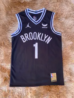 Regata Premium Pronta Entrega Brooklyn Nets Preta na internet