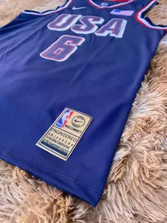 Kit 3 Regatas Lakers Roxa - Bulls Preta - Usa Azul - Seja Dunk