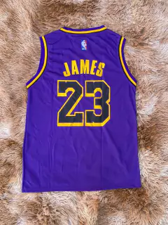 Regata Premium Pronta Entrega Los Angeles Lakers Roxa - Seja Dunk