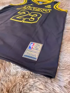 Kit 2 Regatas Lakers Preta + Lakers Amarela na internet
