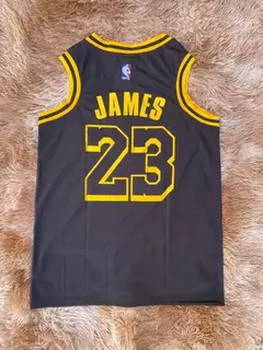 Kit 2 Regatas Lakers Preta + Lakers Amarela - loja online
