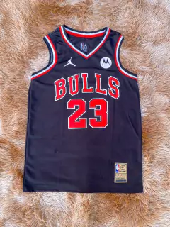Regata Premium Pronta Entrega Chicago Bulls Preta