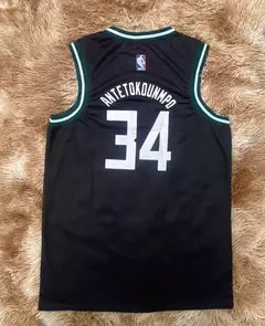 Kit 5 Regatas Bucks Preta Lakers Roxa Usa Branca Hornets Verde Água e Golden Azul - Seja Dunk